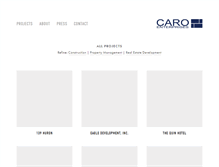 Tablet Screenshot of caroenterprises.com